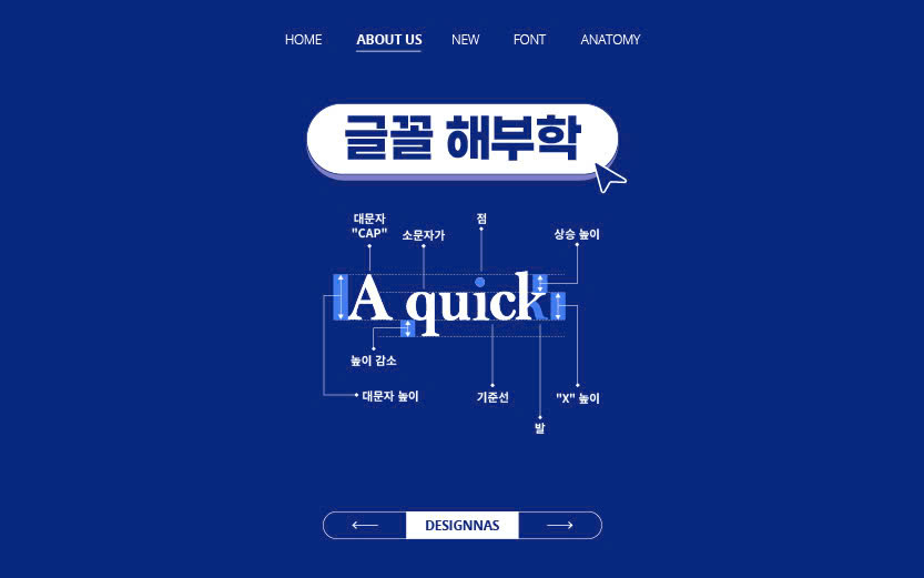 글꼴 해부학
