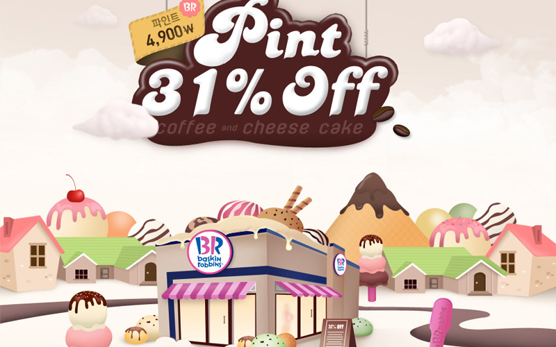 Baskin Pint Promotion.