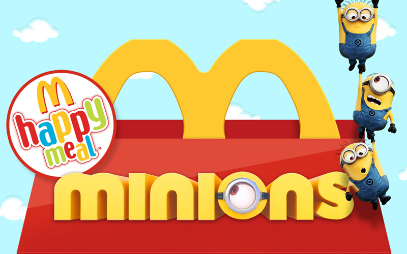 Mcdonald Minions Promotion.